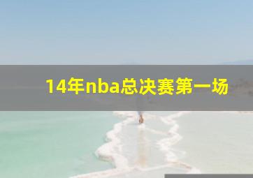 14年nba总决赛第一场