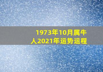 1973年10月属牛人2021年运势运程