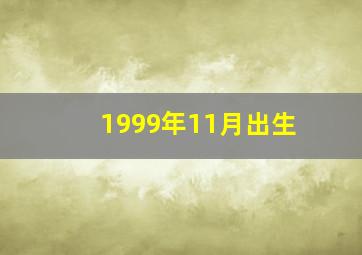 1999年11月出生