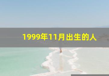 1999年11月出生的人