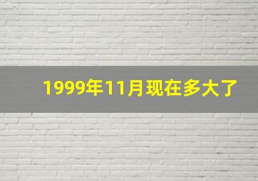 1999年11月现在多大了