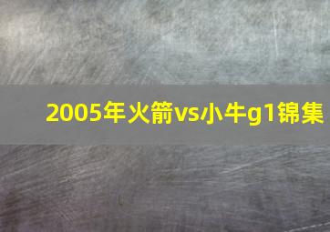 2005年火箭vs小牛g1锦集