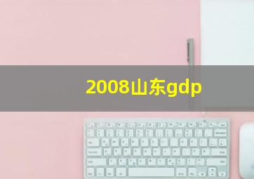 2008山东gdp