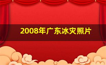 2008年广东冰灾照片