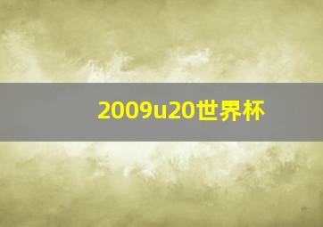 2009u20世界杯