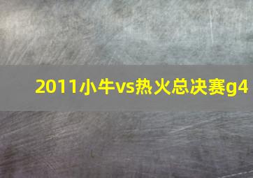 2011小牛vs热火总决赛g4