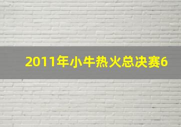 2011年小牛热火总决赛6