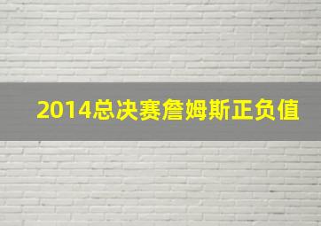 2014总决赛詹姆斯正负值