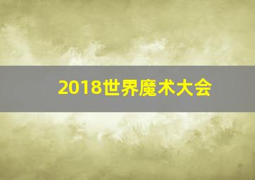 2018世界魔术大会