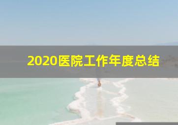 2020医院工作年度总结