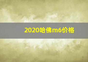 2020哈佛m6价格