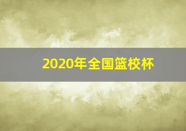 2020年全国篮校杯