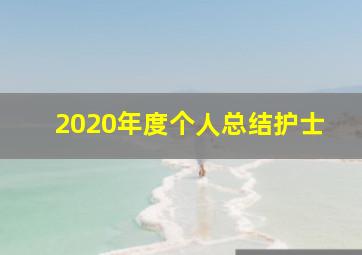 2020年度个人总结护士