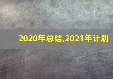 2020年总结,2021年计划