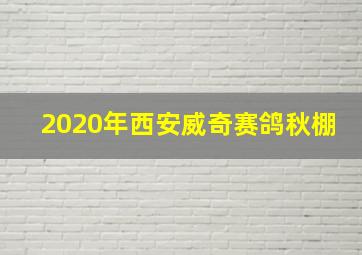 2020年西安威奇赛鸽秋棚