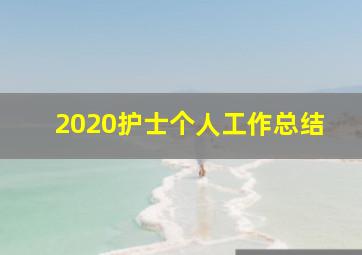 2020护士个人工作总结