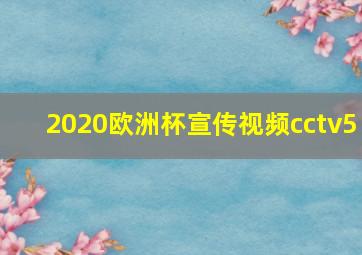 2020欧洲杯宣传视频cctv5