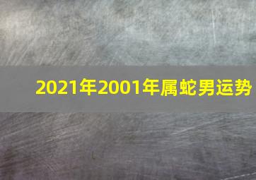 2021年2001年属蛇男运势