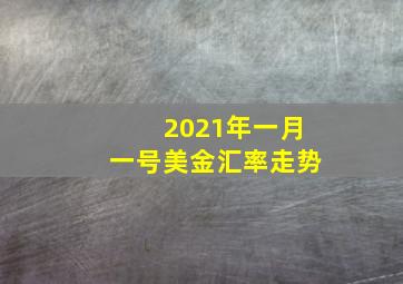 2021年一月一号美金汇率走势