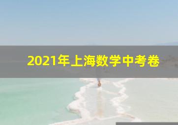 2021年上海数学中考卷