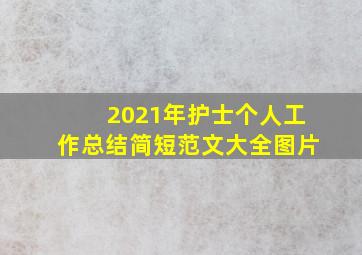 2021年护士个人工作总结简短范文大全图片