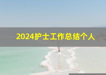 2024护士工作总结个人