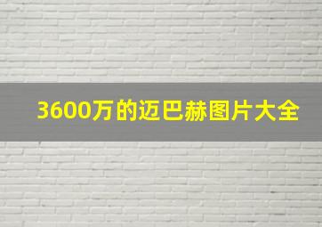 3600万的迈巴赫图片大全