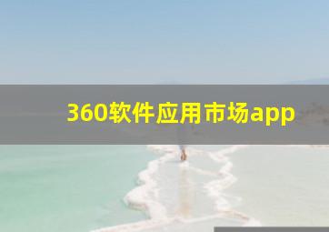 360软件应用市场app