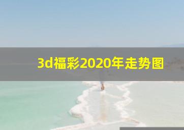 3d福彩2020年走势图