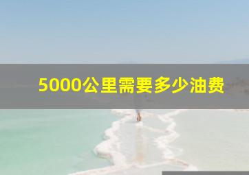 5000公里需要多少油费