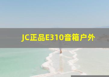 JC正品E310音箱户外