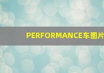 PERFORMANCE车图片