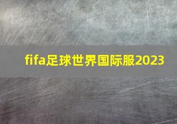 fifa足球世界国际服2023