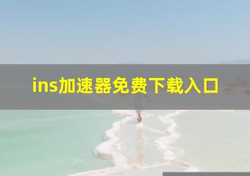 ins加速器免费下载入口