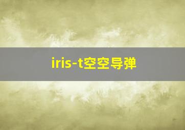 iris-t空空导弹