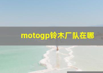 motogp铃木厂队在哪