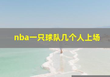 nba一只球队几个人上场