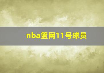 nba篮网11号球员