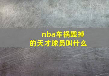 nba车祸毁掉的天才球员叫什么