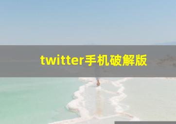 twitter手机破解版