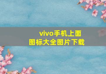 vivo手机上面图标大全图片下载