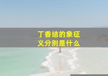 丁香结的象征义分别是什么