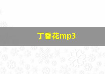 丁香花mp3