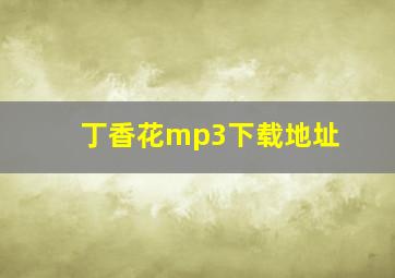 丁香花mp3下载地址