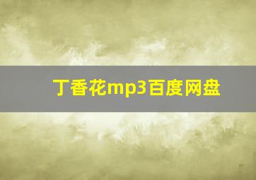 丁香花mp3百度网盘