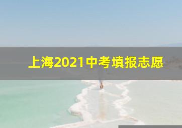 上海2021中考填报志愿