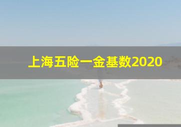 上海五险一金基数2020