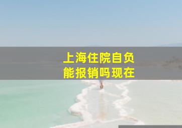 上海住院自负能报销吗现在