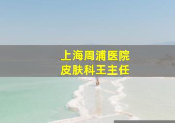 上海周浦医院皮肤科王主任