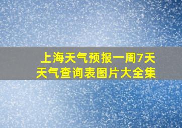 上海天气预报一周7天天气查询表图片大全集